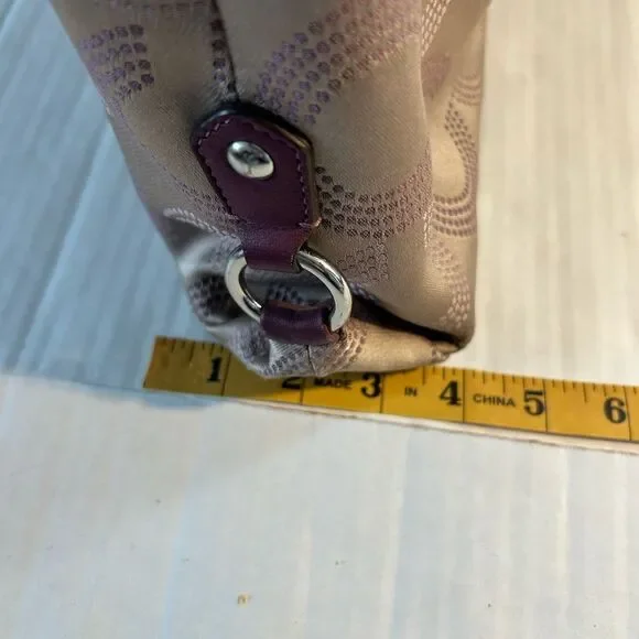 Coach Ashley Dotted Op Art Satchel Shoulder Bag - Picture 7 of 15